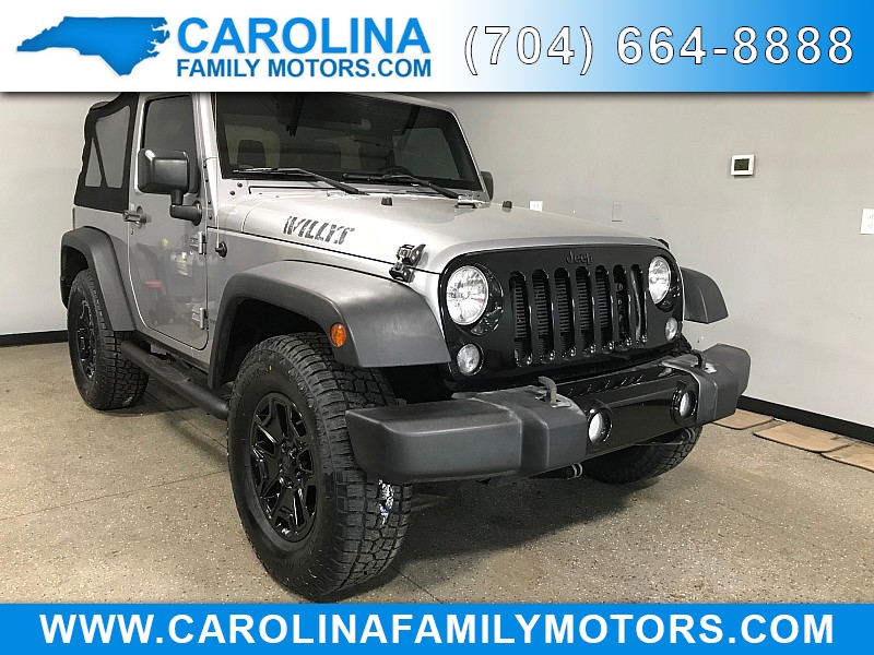 Used 2016  Jeep Wrangler 2d Convertible Sport Willys Wheeler at Carolina Family Motors near Mooresville, NC
