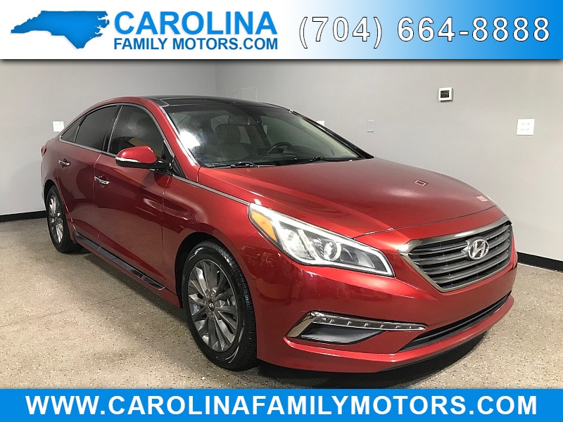 Used 2015  Hyundai Sonata 4d Sedan Limited at Carolina Family Motors near Mooresville&comma; NC