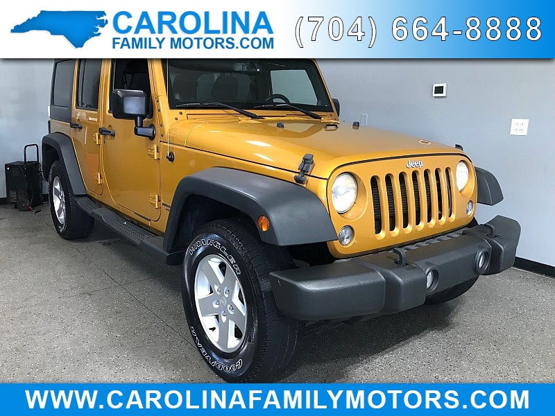 Used 2014  Jeep Wrangler Unlimited 4d Convertible Sport at Carolina Family Motors near Mooresville&comma; NC