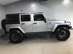 Used 2018  Jeep Wrangler JK Unlimited 4d SUV 4WD Sahara at Carolina Family Motors near Mooresville&comma; NC