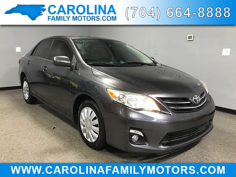 Used 2013 Toyota Corolla 4d Sedan LE at Carolina Family Motors near Mooresville, NC