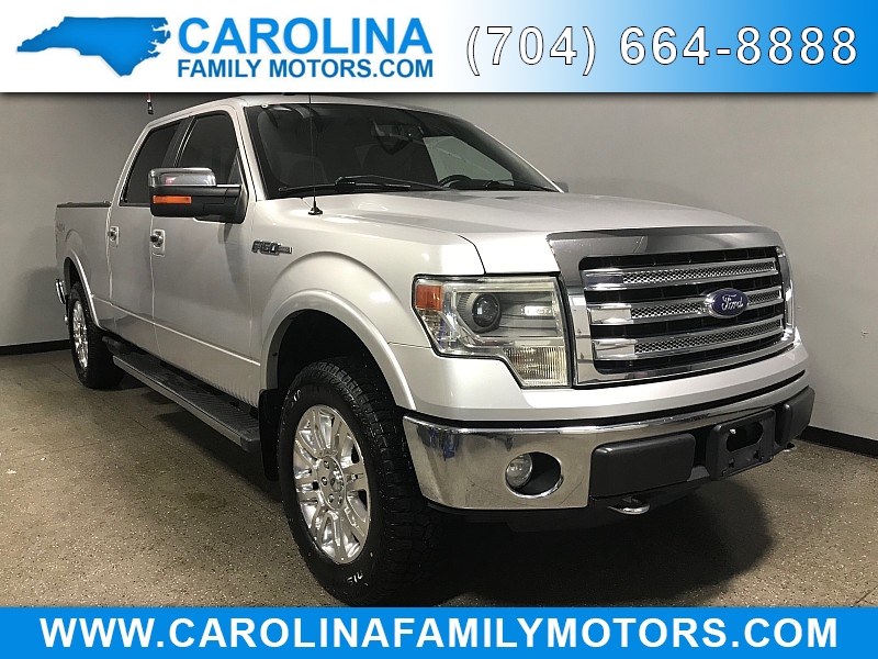 Used 2014  Ford F-150 4WD Supercrew Lariat 5 1/2 at Carolina Family Motors near Mooresville, NC