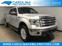  2014 Ford F-150 4WD Supercrew Lariat 5 1/2 at Carolina Family Motors near Mooresville, NC