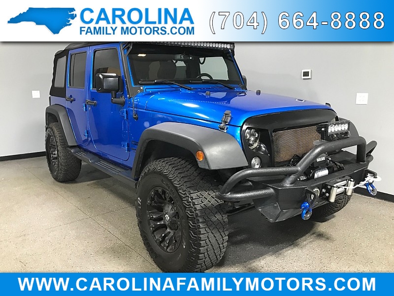 Used 2016  Jeep Wrangler Unlimited 4d Convertible Sport at Carolina Family Motors near Mooresville&comma; NC