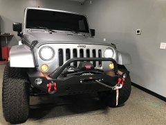 Used 2018  Jeep Wrangler JK Unlimited 4d SUV 4WD Sahara at Carolina Family Motors near Mooresville&comma; NC
