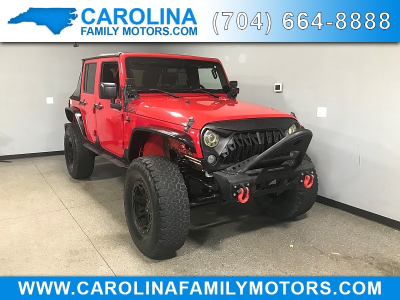 Used 2016 Jeep Wrangler Unlimited 4d Convertible Sport at Carolina Family Motors near Mooresville, NC