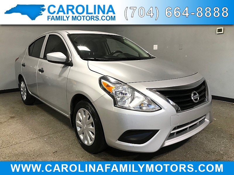 Used 2019  Nissan Versa 4d Sedan S at Carolina Family Motors near Mooresville, NC