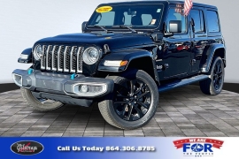 Used 2023  Jeep Wrangler 4xe Sahara 4x4 at The Gilstrap Family Dealerships near Easley&comma; SC
