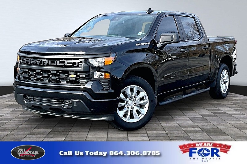 Used 2022  Chevrolet Silverado 1500 2WD Crew Cab 147" Custom at The Gilstrap Family Dealerships near Easley&comma; SC
