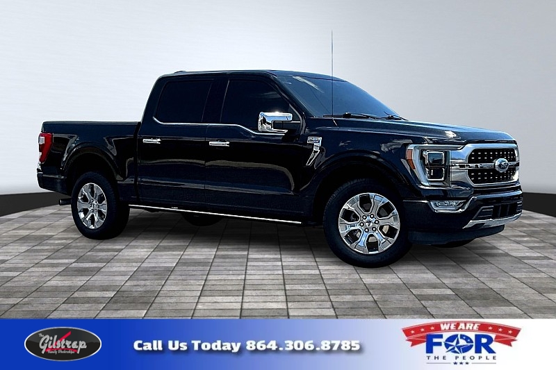 Used 2021  Ford F-150 2WD Platinum SuperCrew 5.5' Box at The Gilstrap Family Dealerships near Easley, SC