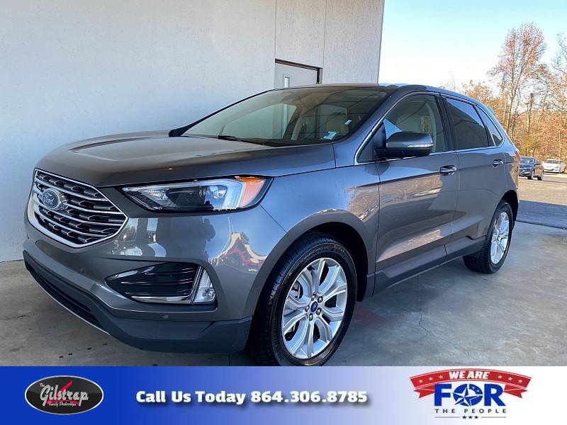 Used 2022  Ford Edge Titanium AWD at The Gilstrap Family Dealerships near Easley, SC