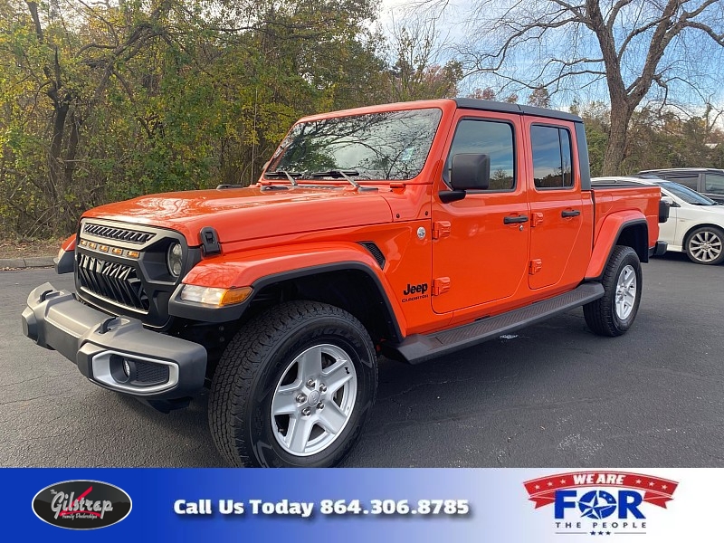 Used 2020  Jeep Gladiator Crew Cab Sport S at The Gilstrap Family Dealerships near Easley, SC