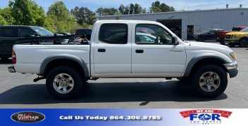 Used 2002 Toyota Tacoma 2WD D-Cab PreRunner V6 at The Gilstrap Family Dealerships near Easley, SC