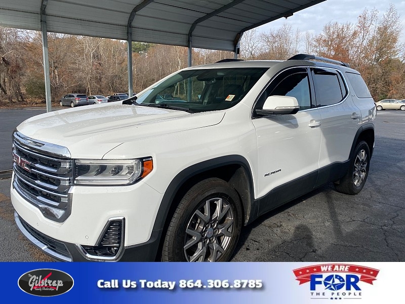 Used 2021  GMC Acadia AWD 4dr SLT at The Gilstrap Family Dealerships near Easley, SC