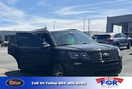  2018 Ford Explorer 4d SUV 4WD Sport at The Gilstrap Family Dealerships near Easley&comma; SC
