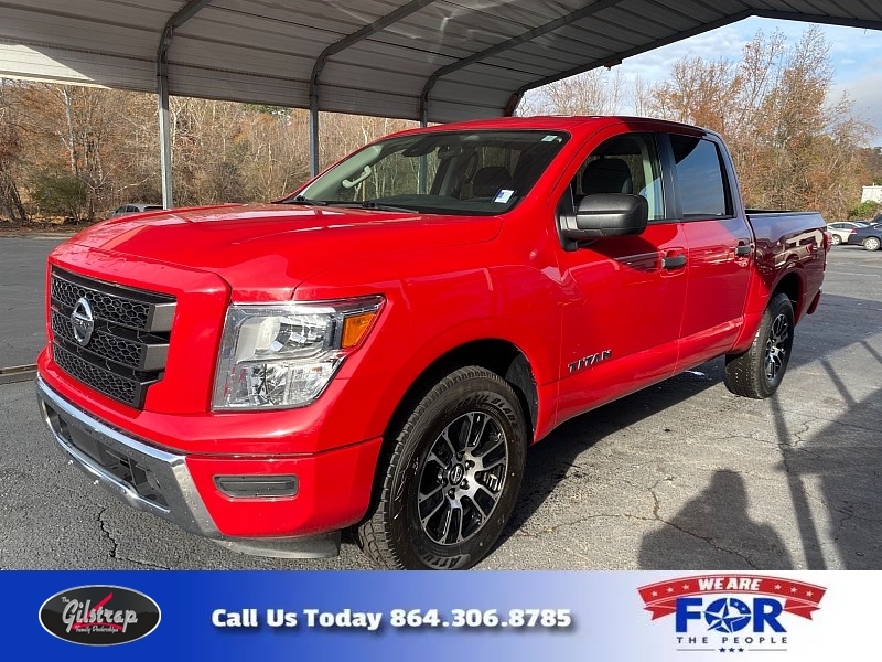 Used 2022  Nissan Titan 4x2 Crew Cab SV at The Gilstrap Family Dealerships near Easley, SC