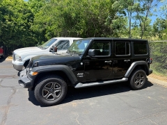 Used 2018  Jeep Wrangler Unlimited 4d SUV 4WD Sport at The Truck Farm near Easley&comma; SC