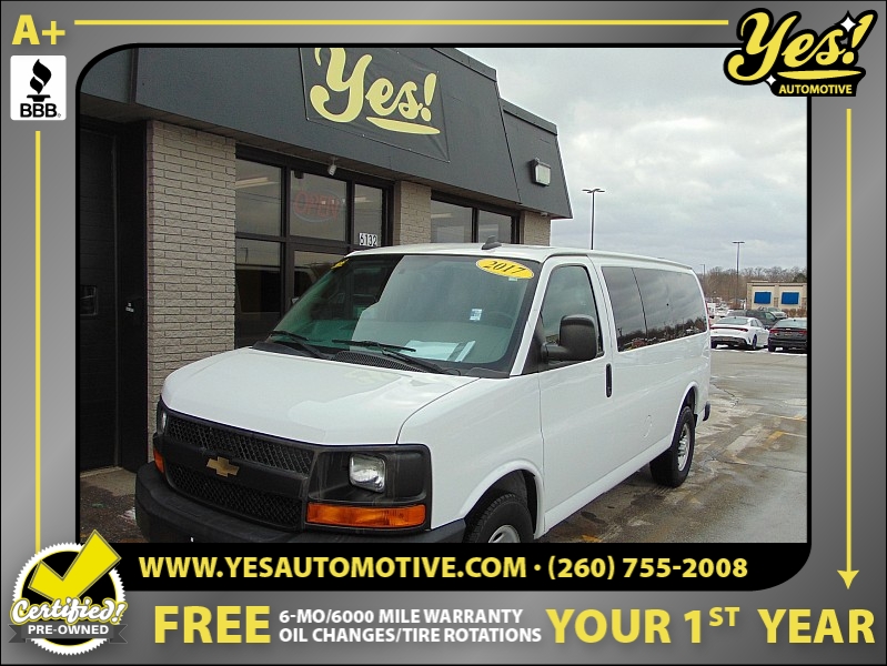 Used 2017  Chevrolet Express Wagon 2500 Wagon LS at Yes Automotive near Fort Wayne, IN