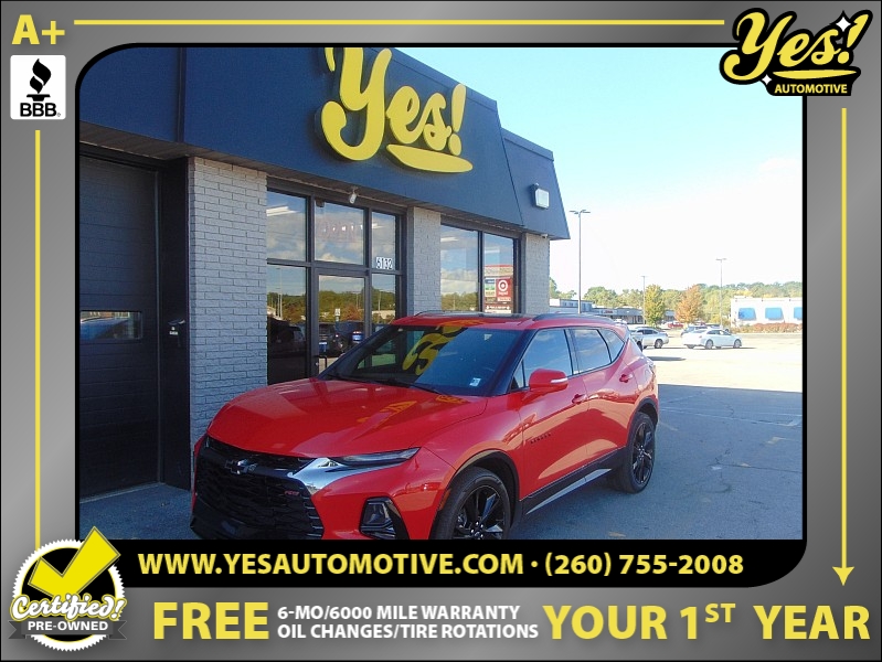 Used 2021  Chevrolet Blazer AWD 4dr RS at Yes Automotive near Fort Wayne, IN