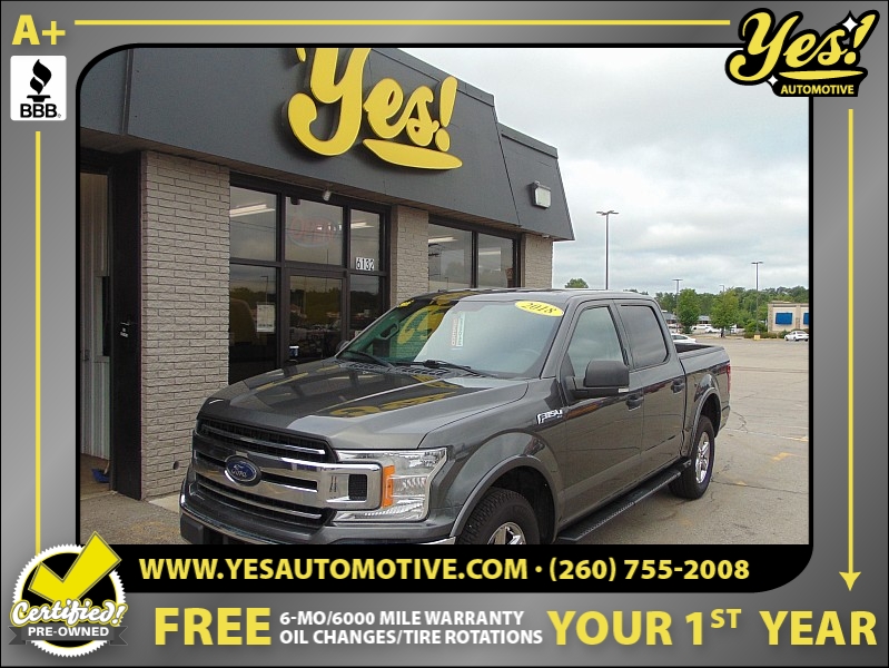 Used 2018  Ford F-150 4WD SuperCrew XL STX 5 1/2 at Yes Automotive near Fort Wayne, IN