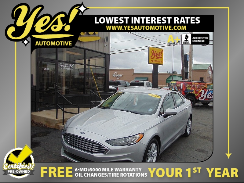 Used 2018  Ford Fusion 4d Sedan SE 1.5L EcoBoost at Yes Automotive near Fort Wayne, IN