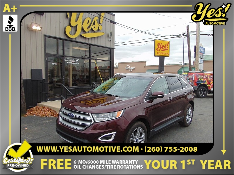 Used 2017  Ford Edge 4d SUV FWD Titanium EcoBoost at Yes Automotive near Fort Wayne, IN