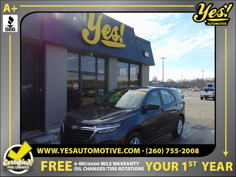 Used 2022  Chevrolet Equinox FWD 4dr LS w/1LS at Yes Automotive near Fort Wayne, IN