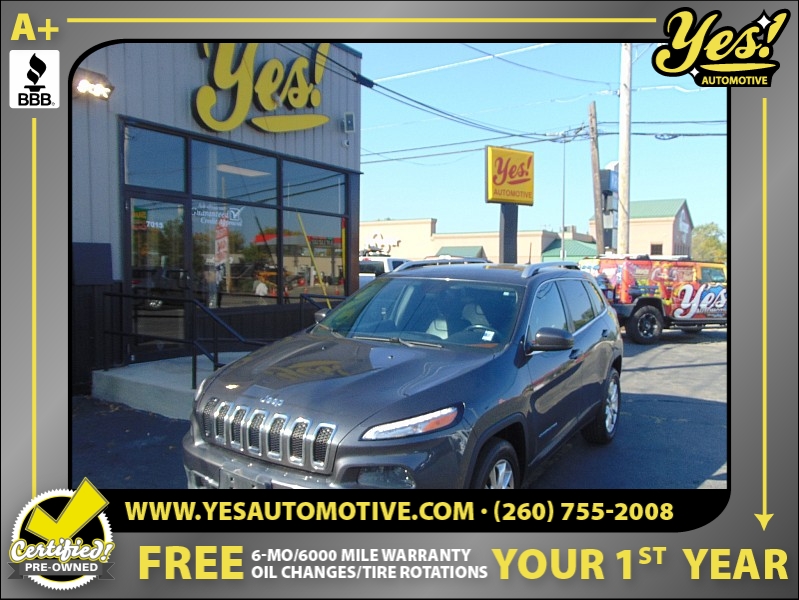 Used 2016  Jeep Cherokee 4d SUV 4WD Limited V6 at Yes Automotive near Fort Wayne, IN