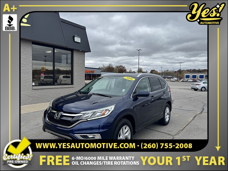 Used 2016  Honda CR-V 4d SUV FWD EX-L at Yes Automotive near Fort Wayne, IN