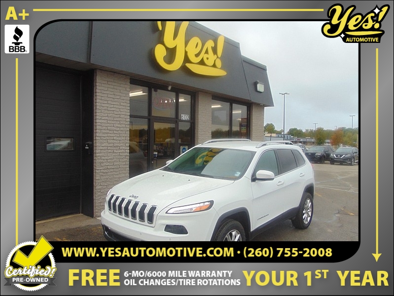 Used 2016  Jeep Cherokee 4d SUV 4WD Limited V6 at Yes Automotive near Fort Wayne, IN