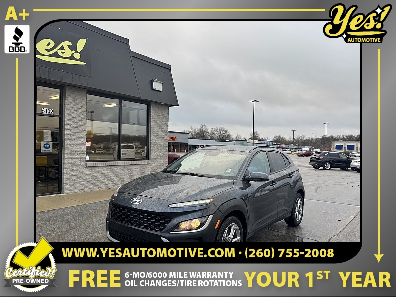 Used 2022  Hyundai Kona SEL Auto AWD at Yes Automotive near Fort Wayne, IN