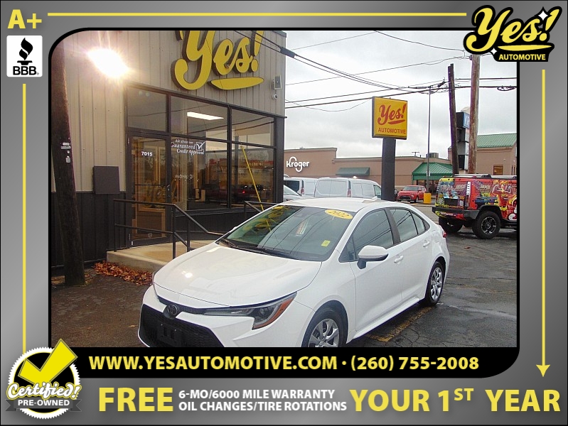 Used 2022  Toyota Corolla LE CVT at Yes Automotive near Fort Wayne, IN