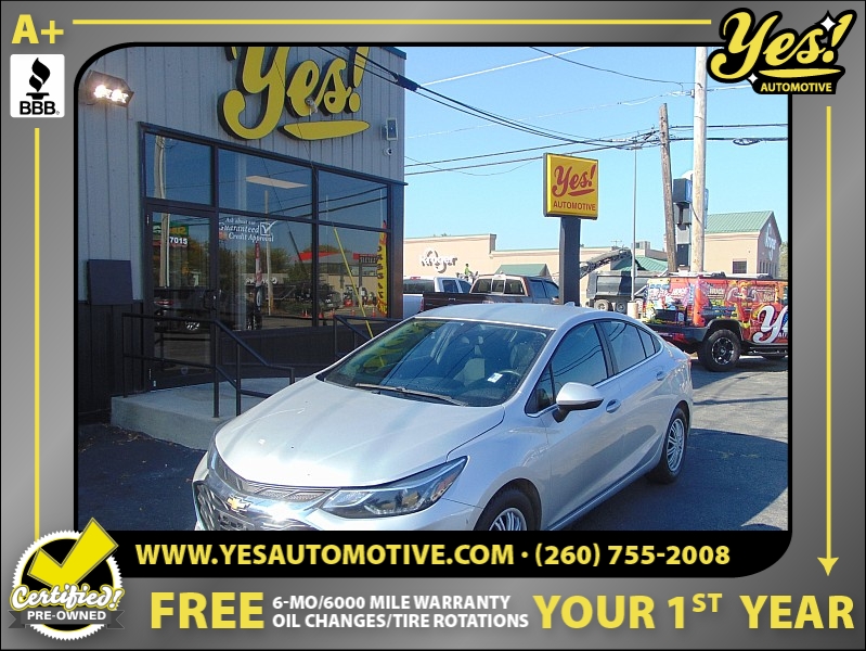 Used 2019  Chevrolet Cruze 4d Sedan LT at Yes Automotive near Fort Wayne, IN