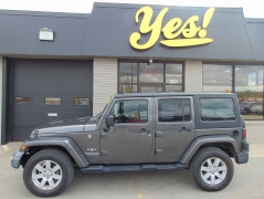 Used 2016  Jeep Wrangler Unlimited 4d Convertible Sahara at Yes Automotive near Fort Wayne, IN