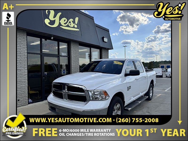 Used 2021  Ram 1500 Classic 4WD SLT Crew Cab 5'7" Box at Yes Automotive near Fort Wayne, IN