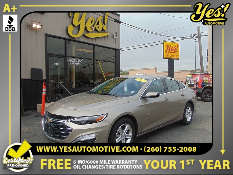 Used 2022  Chevrolet Malibu 4dr Sdn LT at Yes Automotive near Fort Wayne, IN