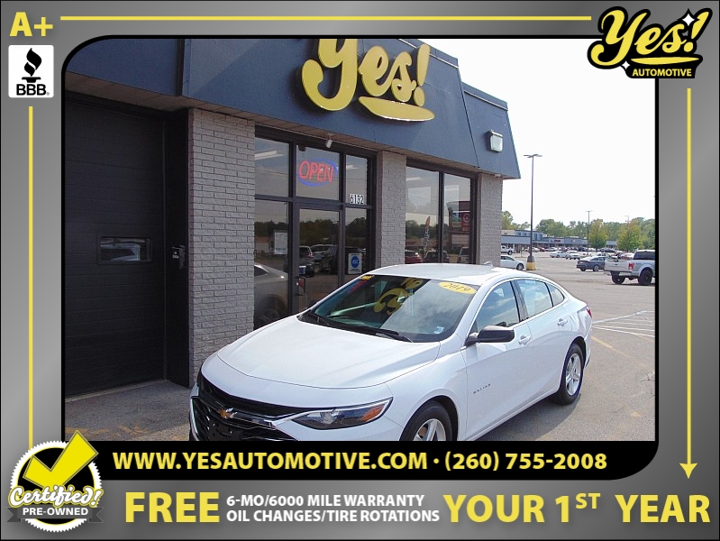 Used 2019 Chevrolet Malibu 4d Sedan LS at Yes Automotive near Fort Wayne, IN