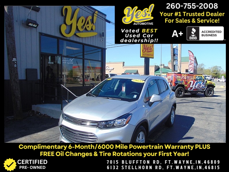 Used 2022  Chevrolet Trax FWD 4dr LS at Yes Automotive near Fort Wayne, IN