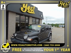 Used 2020 Jeep Wrangler Unlimited 4d SUV 4WD Sahara Altitude at Yes Automotive near Fort Wayne, IN