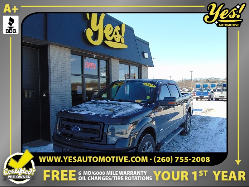 Used 2013  Ford F-150 4WD Supercrew FX4 6 1/2 at Yes Automotive near Fort Wayne, IN