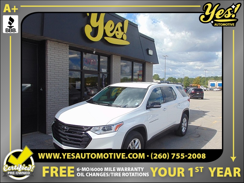 Used 2019 Chevrolet Traverse 4d SUV FWD LT Leather at Yes Automotive near Fort Wayne, IN