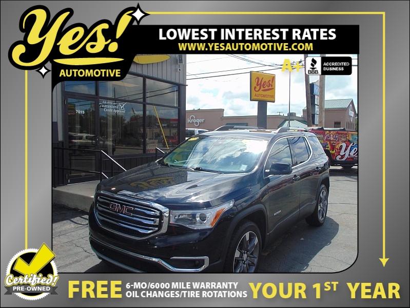 Used 2019  GMC Acadia 4d SUV AWD SLT-1 All Terrain at Yes Automotive near Fort Wayne, IN