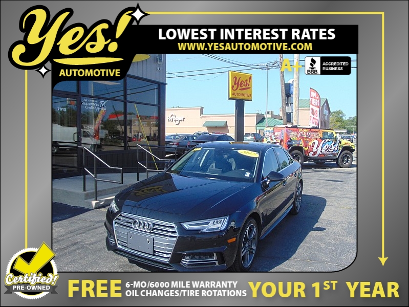 Used 2017  Audi A4 4d Sedan 2.0T Quattro Premium+ Auto at Yes Automotive near Fort Wayne, IN