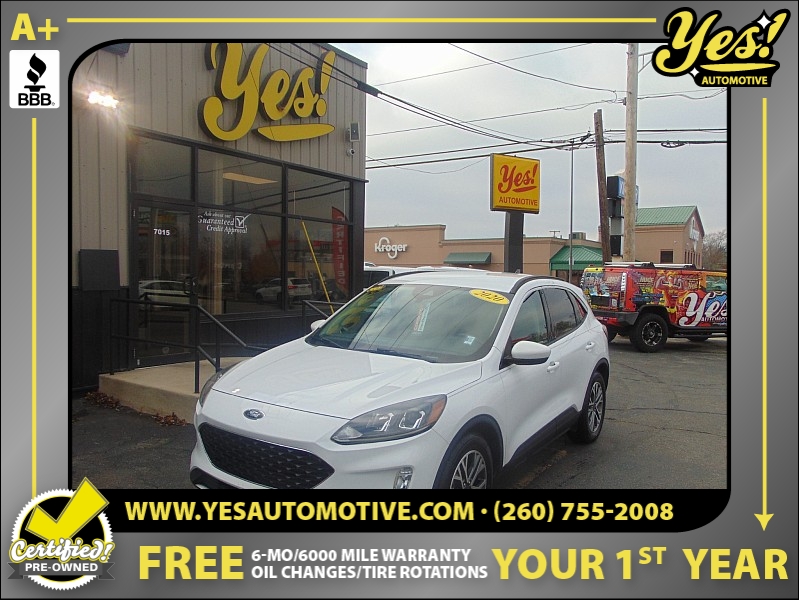 Used 2020  Ford Escape 4d SUV FWD SEL at Yes Automotive near Fort Wayne, IN