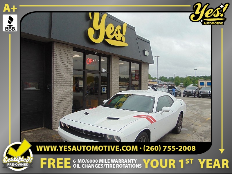 Used 2018 Dodge Challenger 2d Coupe GT AWD at Yes Automotive near Fort Wayne, IN