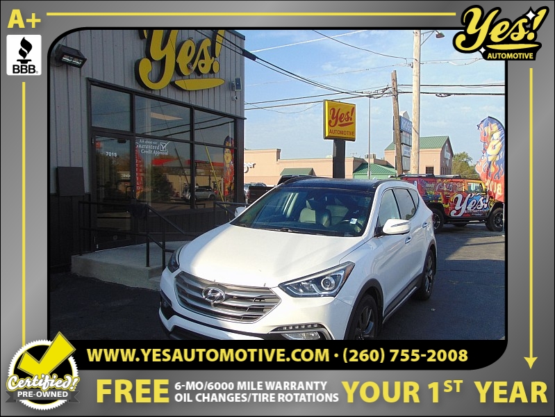 Used 2018  Hyundai Santa Fe Sport 4d SUV AWD 2.0T Ultimate at Yes Automotive near Fort Wayne, IN