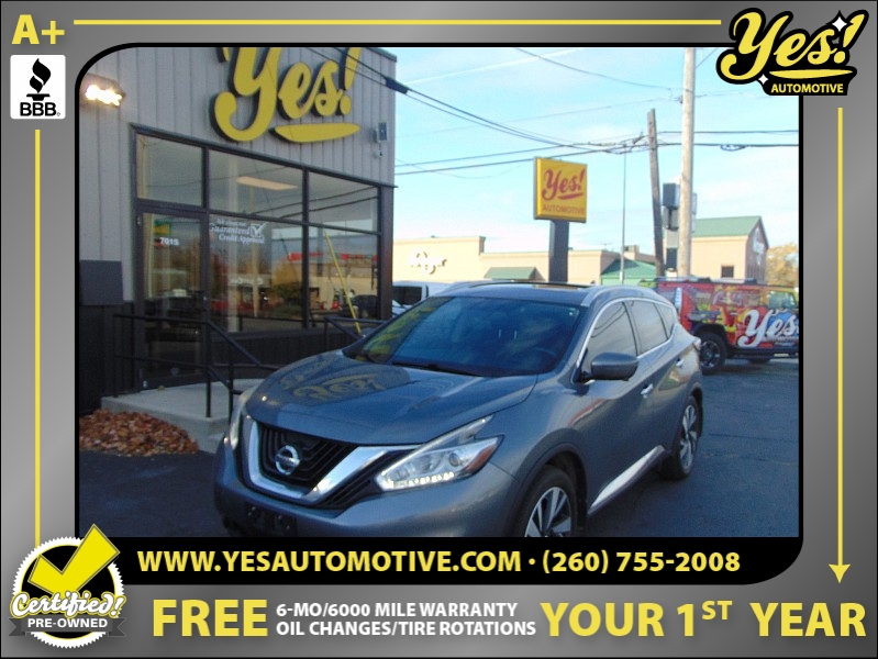 Used 2017  Nissan Murano 4d SUV AWD Platinum at Yes Automotive near Fort Wayne, IN