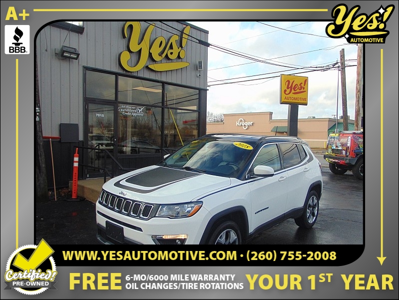 Used 2018  Jeep Compass 4d SUV 4WD Limited at Yes Automotive near Fort Wayne, IN