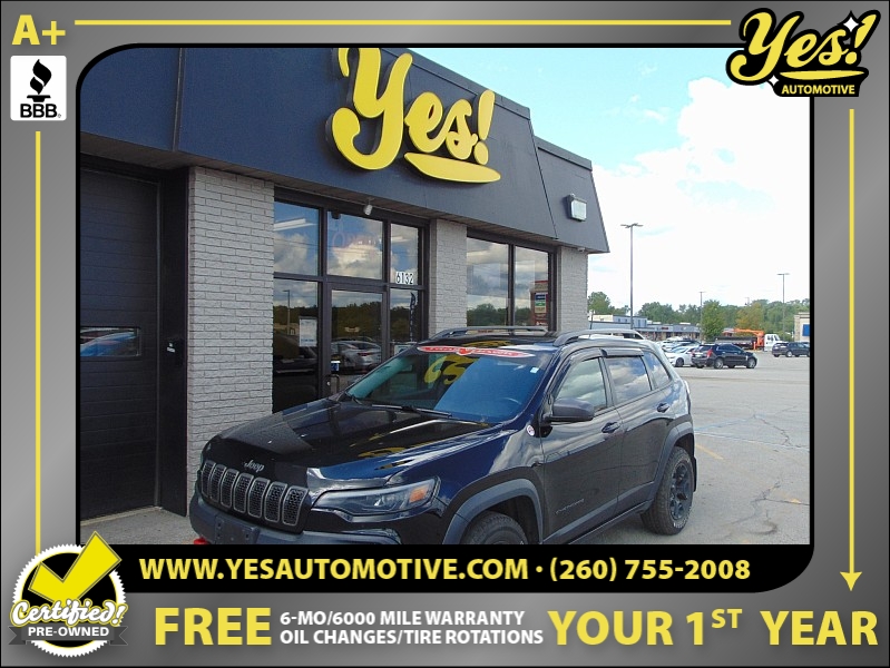 Used 2019  Jeep Cherokee 4d SUV 4WD Trailhawk Elite 3.2L at Yes Automotive near Fort Wayne, IN