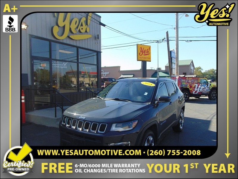 Used 2018  Jeep Compass 4d SUV 4WD Limited at Yes Automotive near Fort Wayne, IN